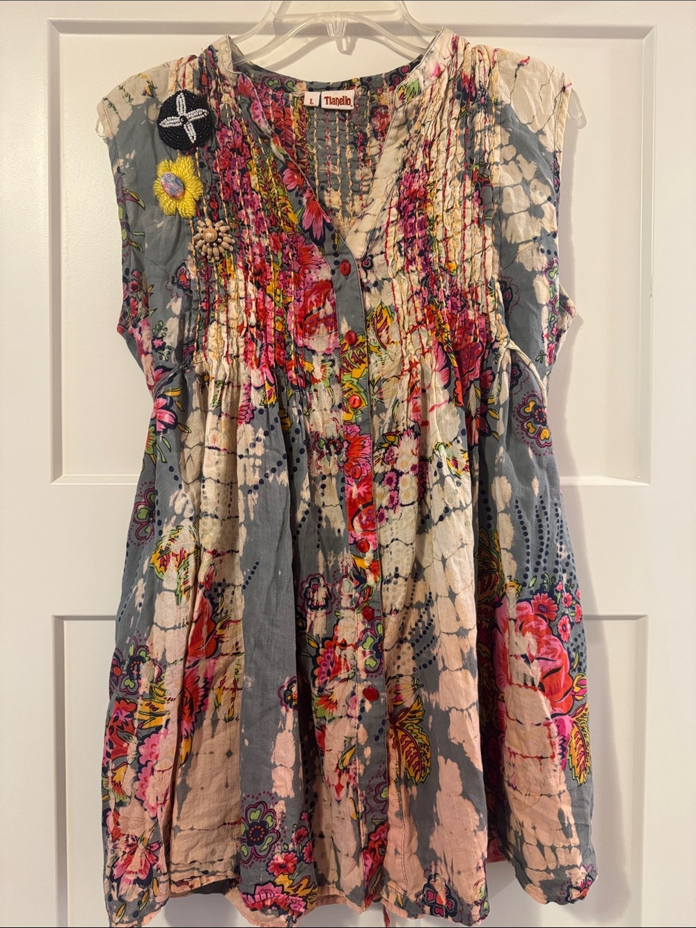 Tianello Floral Boho Tunic